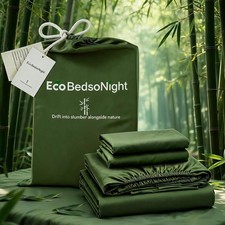 100 Viscose Derived from Bamboo Sheets Queen Size, Soft Cooling Viscose from