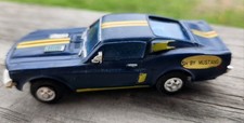 RARE 1969 Motorized Ford Mustang Shelby Ideal Motorific Slot Car Mini Motorific