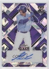 2022 Leaf Metal Purple Crystals 2/5 Gavin Cross #BA-GC1 Auto s7f