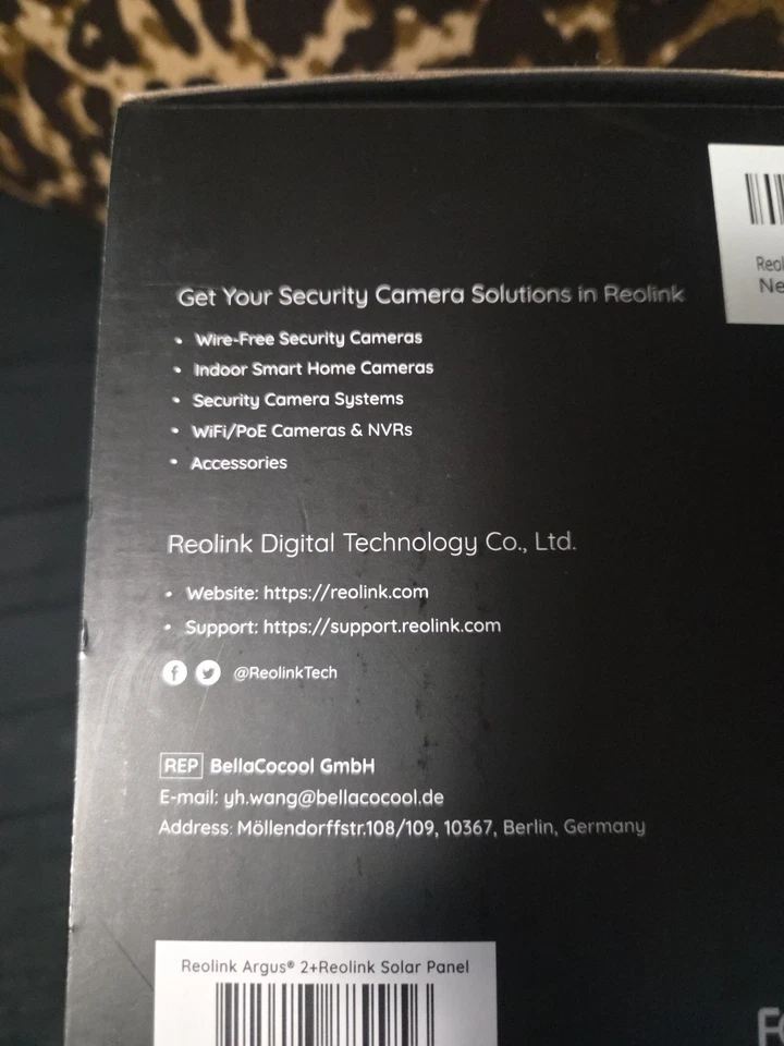 REOLINK Outdoor Security Camera System Argus 2+Solar Panel - Image 4 of 4