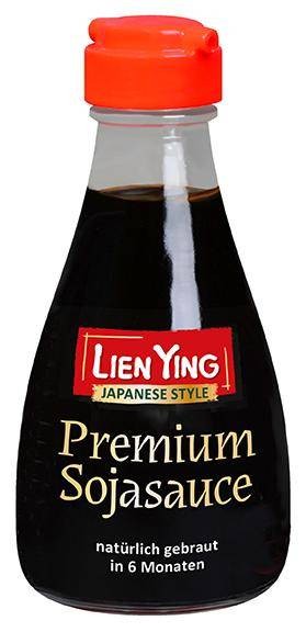 Lien Ying Premium Sojasauce Vegan Proteinreich 150Ml Flasche NatüRlich Gebraut-image