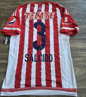 Adidas Chivas Guadalajara 15/16 Home Salcido Futbol Soccer Jersey Mens Sz Small