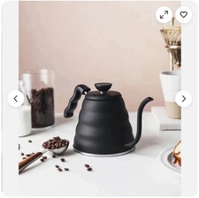 V60 "Buono" Gooseneck Drip Kettle 1200ml  Matte Black Pour Over Coffee New Trend