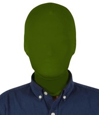Unisex Full Face Cover Halloween Costume Cosplay Zentai Hood Mask One Size, ...
