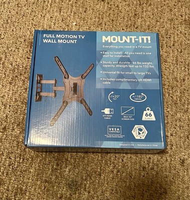 Mount-It! MI-4110 Full Motion Articulating Wall Mount