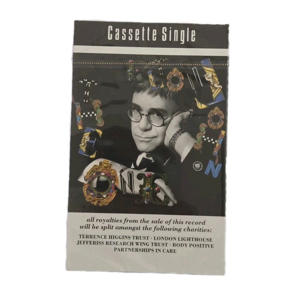 ELTON JOHN "The One/Suit Of Wolves" STILL SEALED AUSSIE 1992 CASSETTE SINGLE - Image 2 of 3