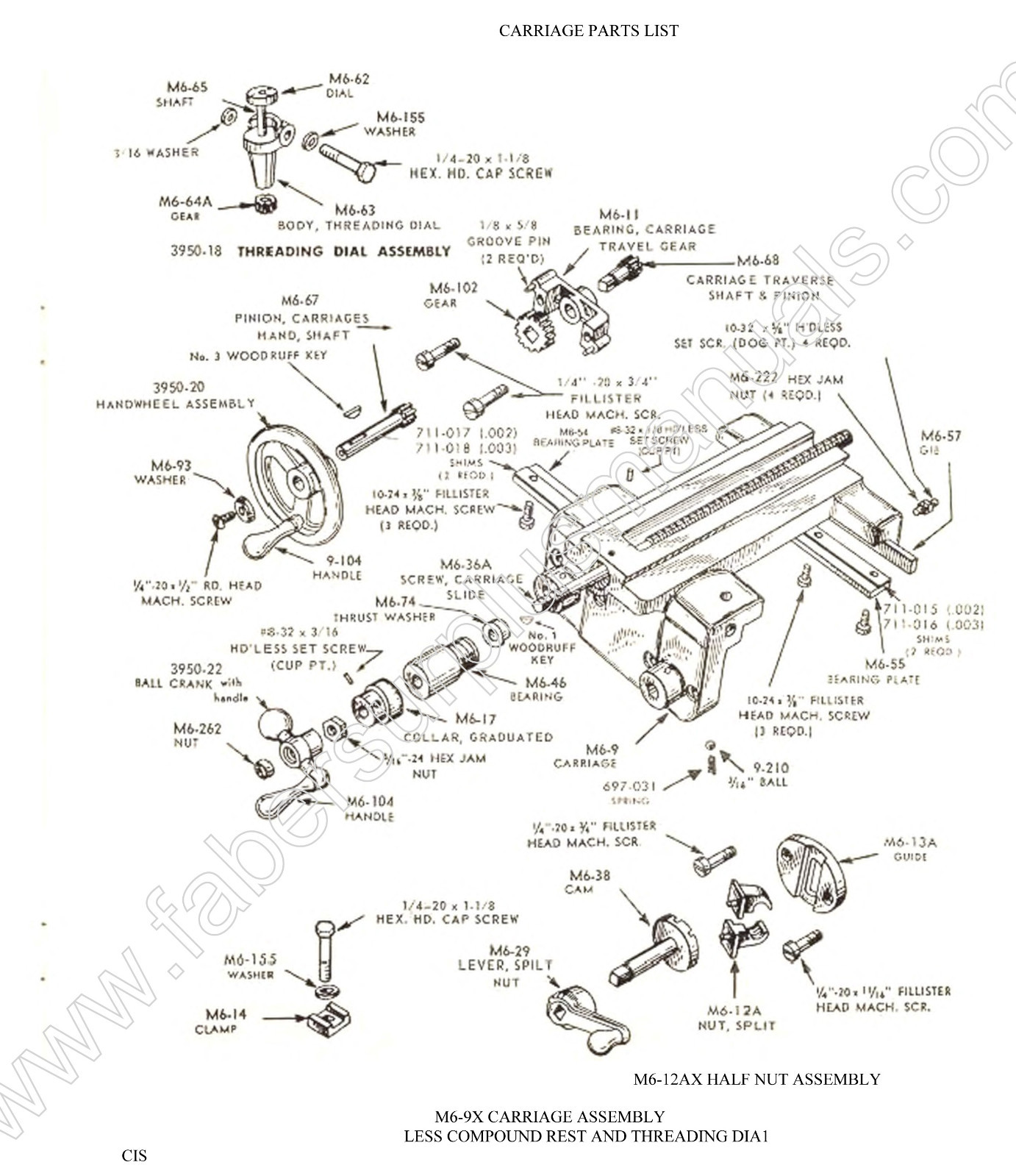 Atlas Lathe 618 & No. 12A, 16A Armature Lathe Instruction & Parts ...