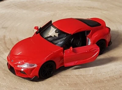 TOYOTA SUPRA , BLICKFANG " , VON WELLY , ROT , ca.:1 : 43