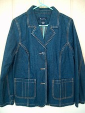 WOMEN'S DENIM CO JACKET LARGE
