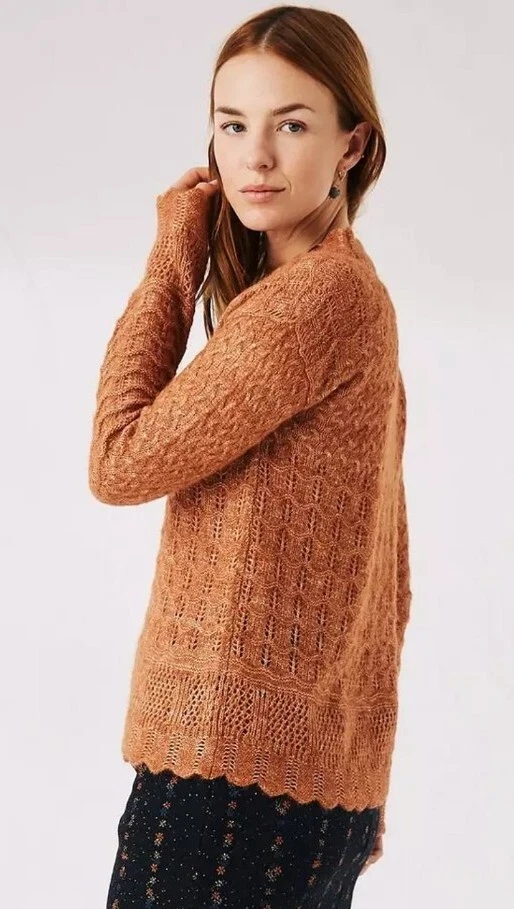 Rust coloured shop jumper womens