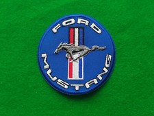 One Ford Mustang Motor Racing Car Motorsport Badge Sew / Iron On Patch (a)