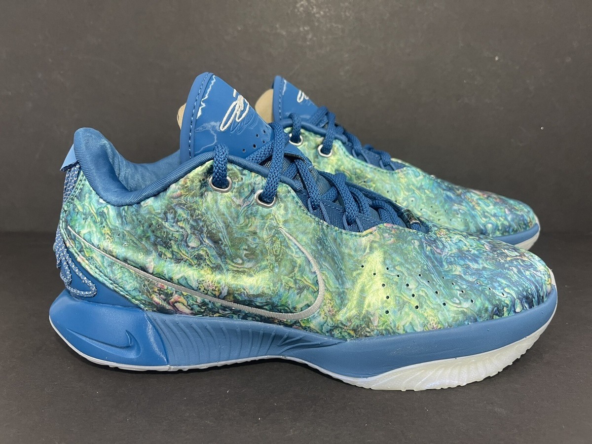 Nike Zoom Air LeBron XXI Abalone Aqua Pearl Low Mens‎ Sneakers FN0708-400 SZ 7.5 $_57.PNG?set_id=880000500F main image 4