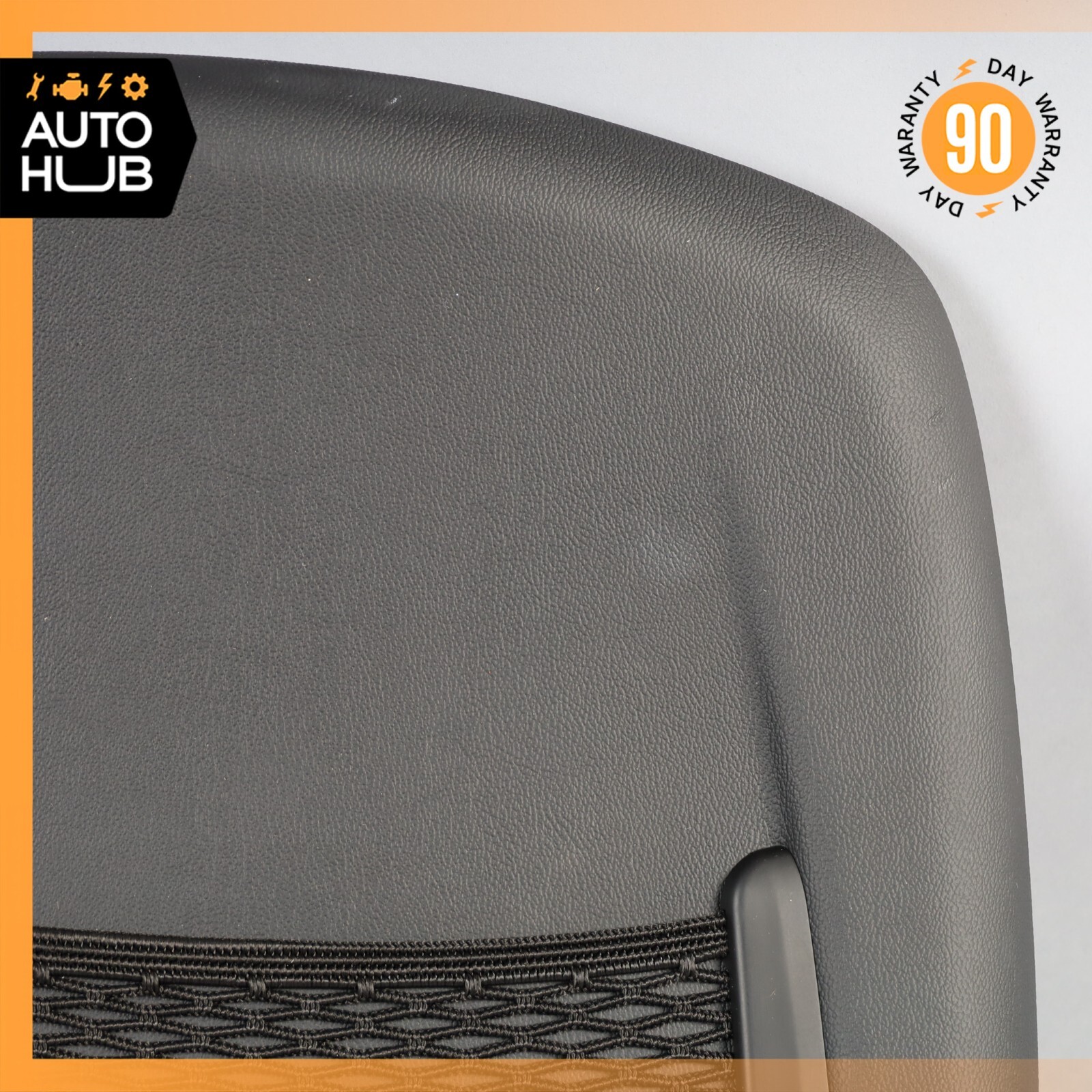 14-22 Maserati Ghibli M157 Front Right Side Seat Back Cover Black OEM 41k