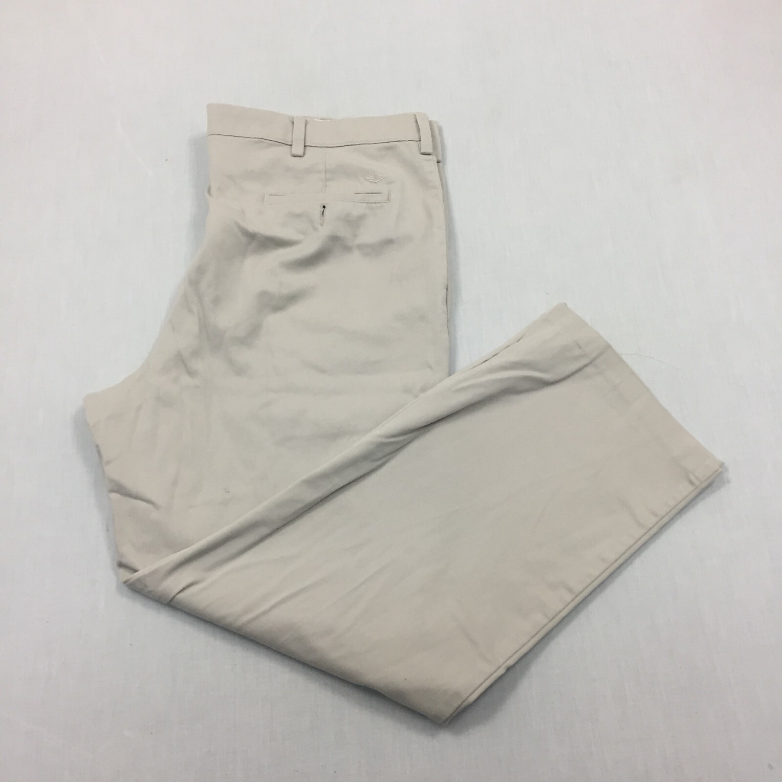 Dockers Chino Trousers Cotton Pants Straight Fit Mens Size 40W 30L Beige