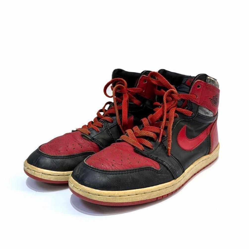 Nike Air Jordan 1 Bred Original US10 Made in Korea 1985 Nike Air Jordan 1 Bred Original US10 Made in Korea 1985