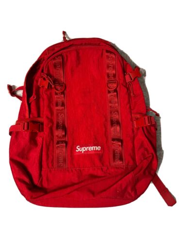 SUPREME RED BACKPACK OS FW21 (100% AUTHENTIC) BRAND NEW AND STILL