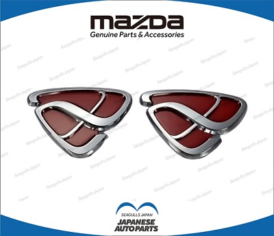 MAZDA GENUINE RX7 RX-7 RX8 X20 FRONT REAR EFINI RED EMBLEM BADGE STICKER SET