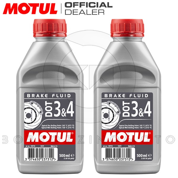 1Lt Motul Dot 3 & 4 ÖL FlüSsigkeit Bremsen 100% Kunststoff Universal Motorrad-image