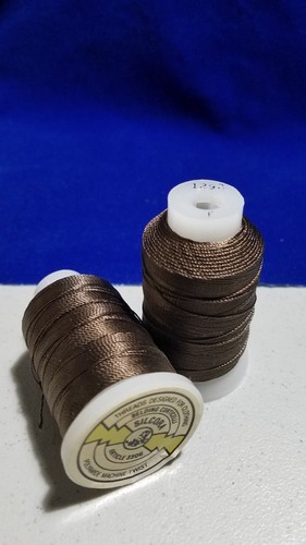 BUTTONHOLE THREAD SPOOL/Size F/BELDING CORTICELLI/SILCORA MACHINE TWIST SILAMIDE - Picture 8 of 32