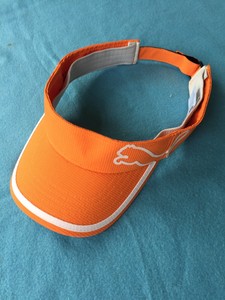 orange puma visor
