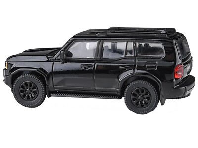 2024 TOYOTA LAND CRUISER 250 PRADO BLACK 1/64 DIECAST MODEL BY
