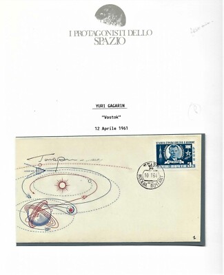 Kniga Vostok 1 Through 6 Hand Signed Covers Gagarin Tereshkova Popov Rare Set