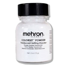 Colorset Powder Profesional Stage Mehron Makeup Set Seal Translucent 0.5 oz