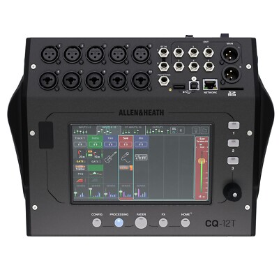 Allen & Heath CQ-12T Compact 12-Channel Digital Mixer with Touchscreen Free Ship
