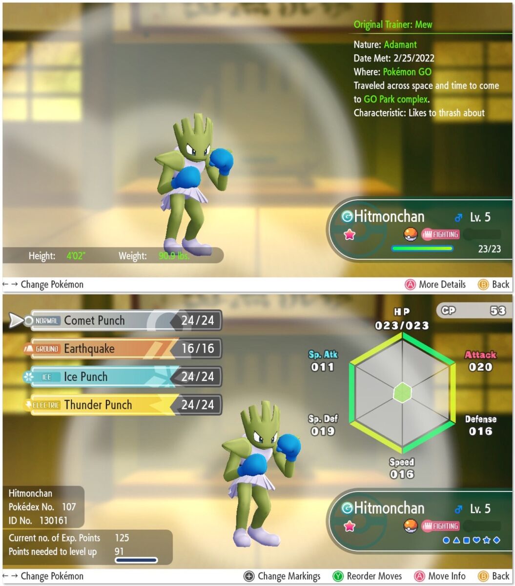 Choice of Low Level Shiny 6IV 0AV** Pokemon Let's Go Pikachu Eevee