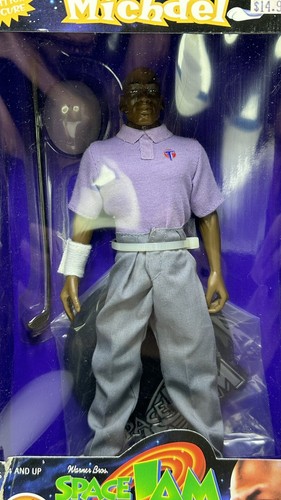 Michael Jordan Space Jam Mae Time Modellino Nuovo in scatola Vintage Autentica All Galaxy - Foto 7 di 24