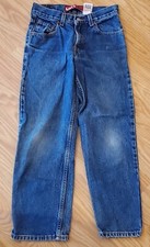 Vintage Red Tab LEVI'S 550 Men's Student Relaxed Denim Jeans Tag Sz 26 X 26 1/2"
