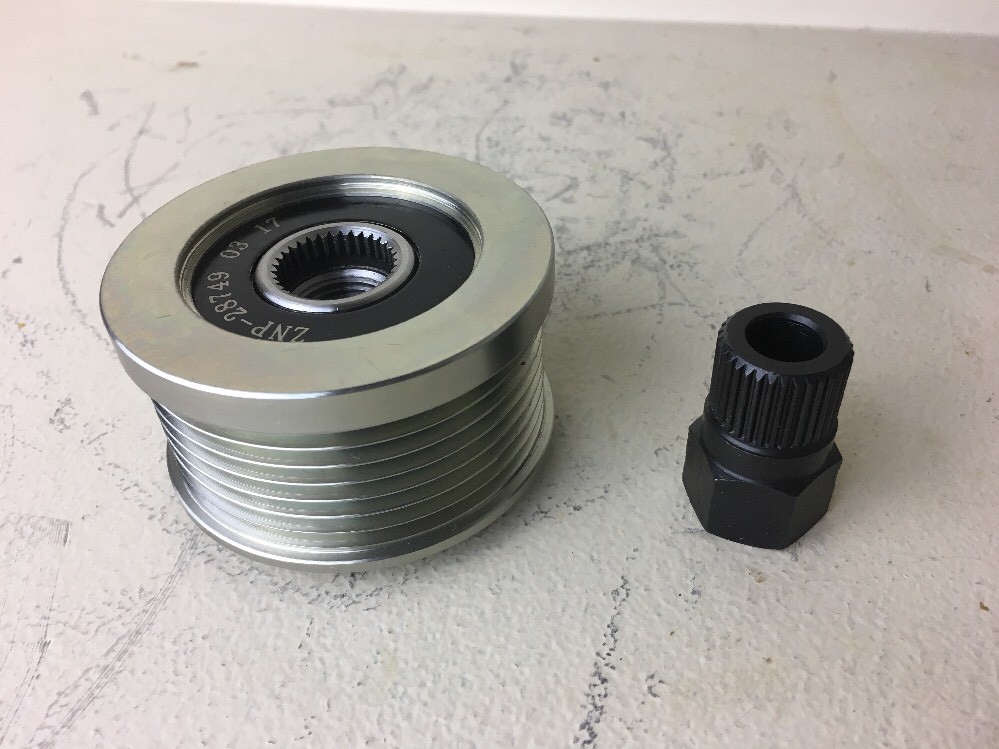 Fits Nissan Navara D40 Pathfinder R51 YD25DDTI Alternator pulley & Tool