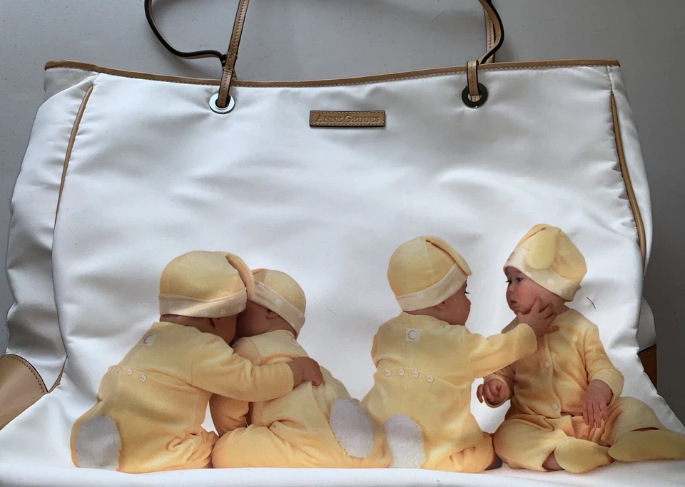 NUEVO Auténtico bolso de pañales para bebé Anne Geddes Bunny con cambiador RARO niños niñas Foto 3 de 4