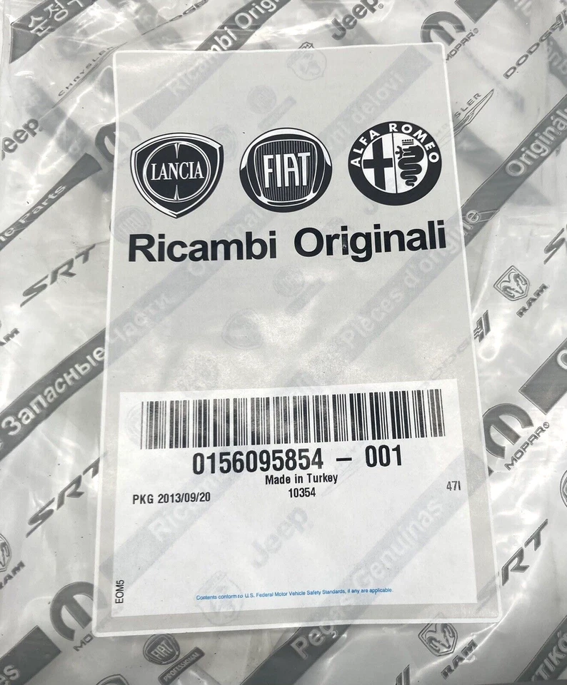 Alfa Romeo Giulietta Grey Sun Visor (Right) 156095854 156121118 Genuine & New - image 4 of 4