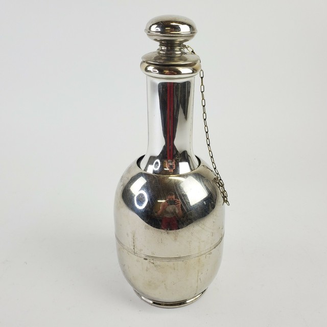 19101911 Vintage American Thermos Bottle Co. Metal Decanter CarafeNY
