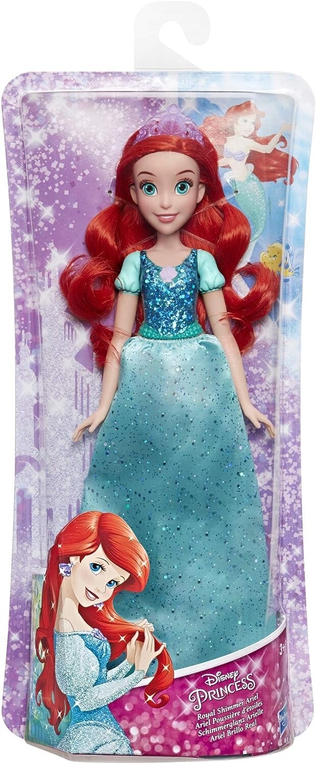 HASBRO DISNEY Princess Ariel Doll Royal Shimmer with Accessories Age 3 + NEW