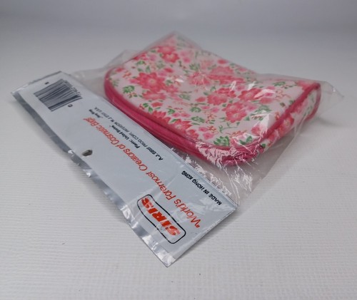 Vintage Cosmetic Bag Floral Pattern Betty Lou SIRIS Corp - Picture 10 of 12