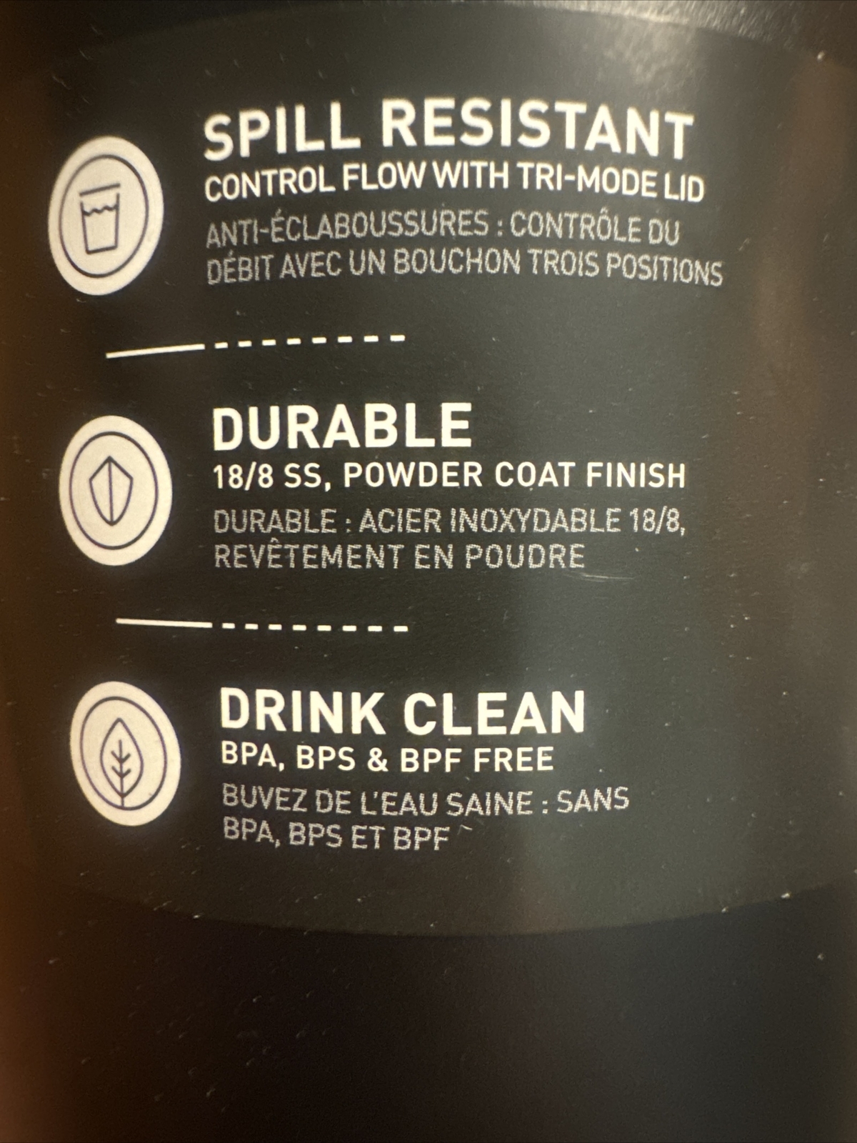 Camelbak 2390001085 Horizon 30 oz Tumbler, Insulated Stainless Steel Black NEW