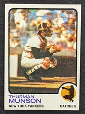 1973 Topps Baseball #142 Thurman Munson New York Yankees