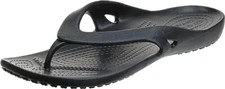 Crocs KADEE II ~ Flip Flops/Thong Sandals - Women's Size 9, Black - New!