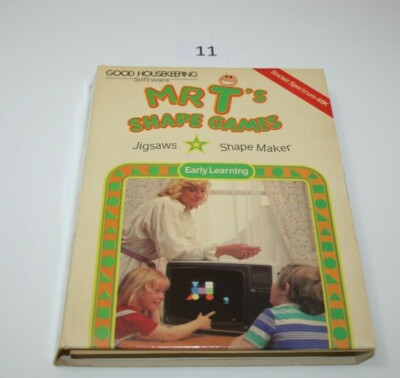 ZX Spectrum Large Game Tapes - Mr T`s Shape Games: Ebury Software Inc. Aufkleber