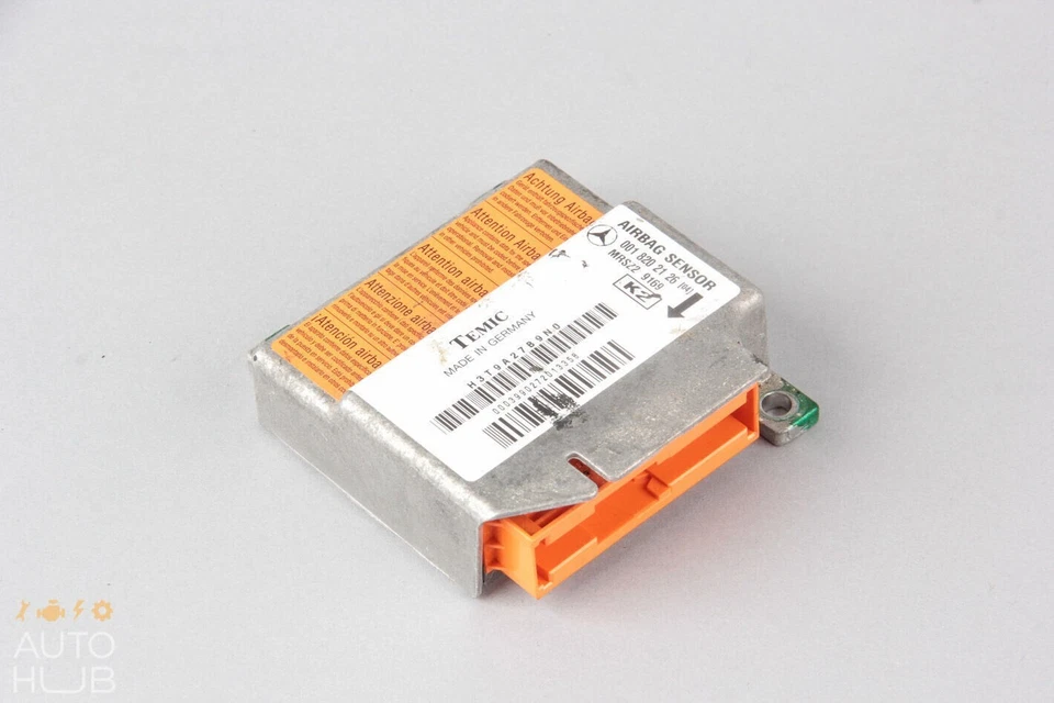 96-02 梅赛德斯 R129 SL500 E420 安全气囊安全气囊传感器 SRS 控制模块 原始设备制造商 — 第 2/4 张图片