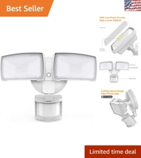 Energy Saving 3200 LM Wall-Mounted Motion Sensor Security Light - Modern Design