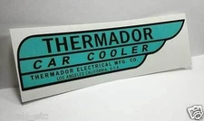 Thermador Car Cooler Sticker, RIGHT HAND DRIVE, evaporative swamp cooler decal