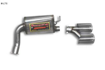 Supersprint Endschalldämpfer Mercedes C219 CLS 500 V8 ab 04 rechts 2x120x80mm