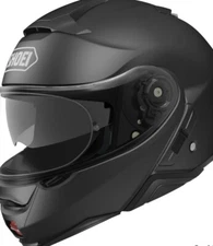 Shoei Neotec II Matte Black Flip Up Modular Motorcycle Helmet Size Medium