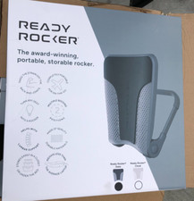 Ready Rocker Lumbar Support Seat Portable Rocking Device~SLATE Gray ~NEW!