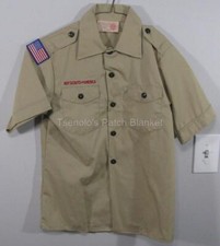 Boy Scout now Scouts BSA Uniform Shirt Size Youth Medium SS FREE SHIPPING 041