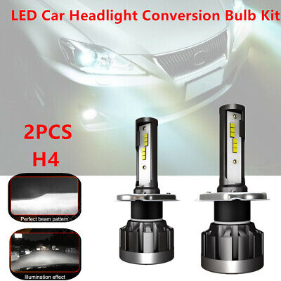 2Pcs H4 Car LED Headlight Headlamp 26000LM 6000K 110W Kit Conversion Bright Beam