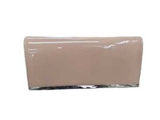 new women lady's patent evening clutch bag party wedding prom navy black cream